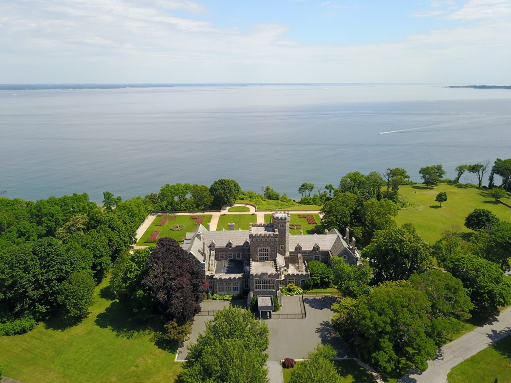 Hempstead House Aerial in Summertime